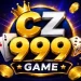 CZ 999 Game promotional feature image showing bold golden CZ 999 text with a crown design, casino-style coins, dice, and glowing blue-purple gaming background